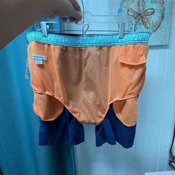 Tommy Bahama Swim Trunks in Blue Size XL - Picture 6 of 10